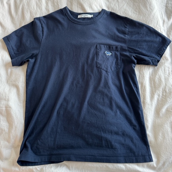 Maison Kitsune T-Shirt - Navy - Picture 1 of 3